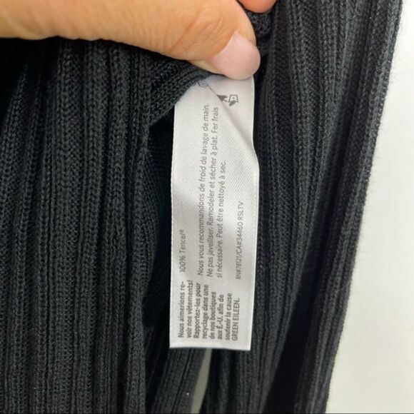 Eileen Fisher Asymmetrical Ribbed Tencel Pullover Sweater Size Small Petite - Picture 13 of 13